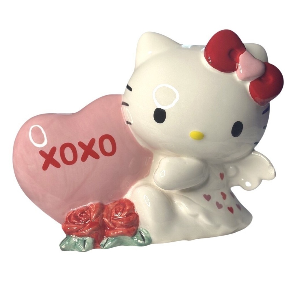 Blue Sky Clayworks Hello Kitty Heart‎ XOXO Angel Valentine Figurine NEW
